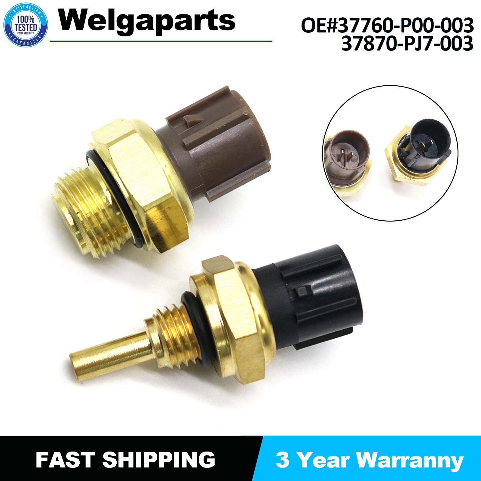 Coolant Temperature Sensor & Switch For Acura Honda Civic CRX CR-V TL MDX Pilot