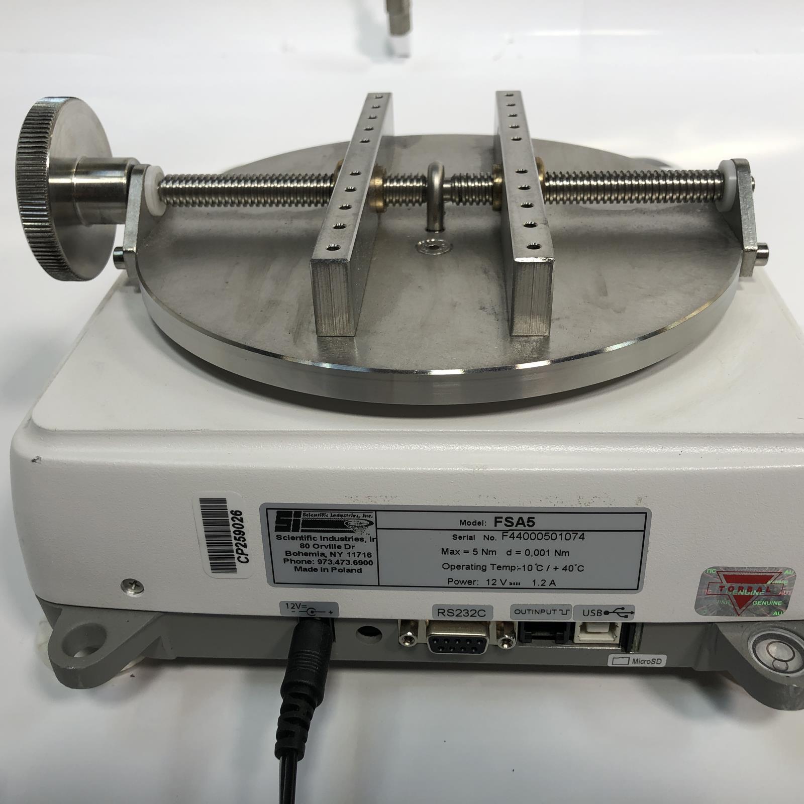 FSA5 Torbal Cap Tester FS Torque gauge 5 n/m