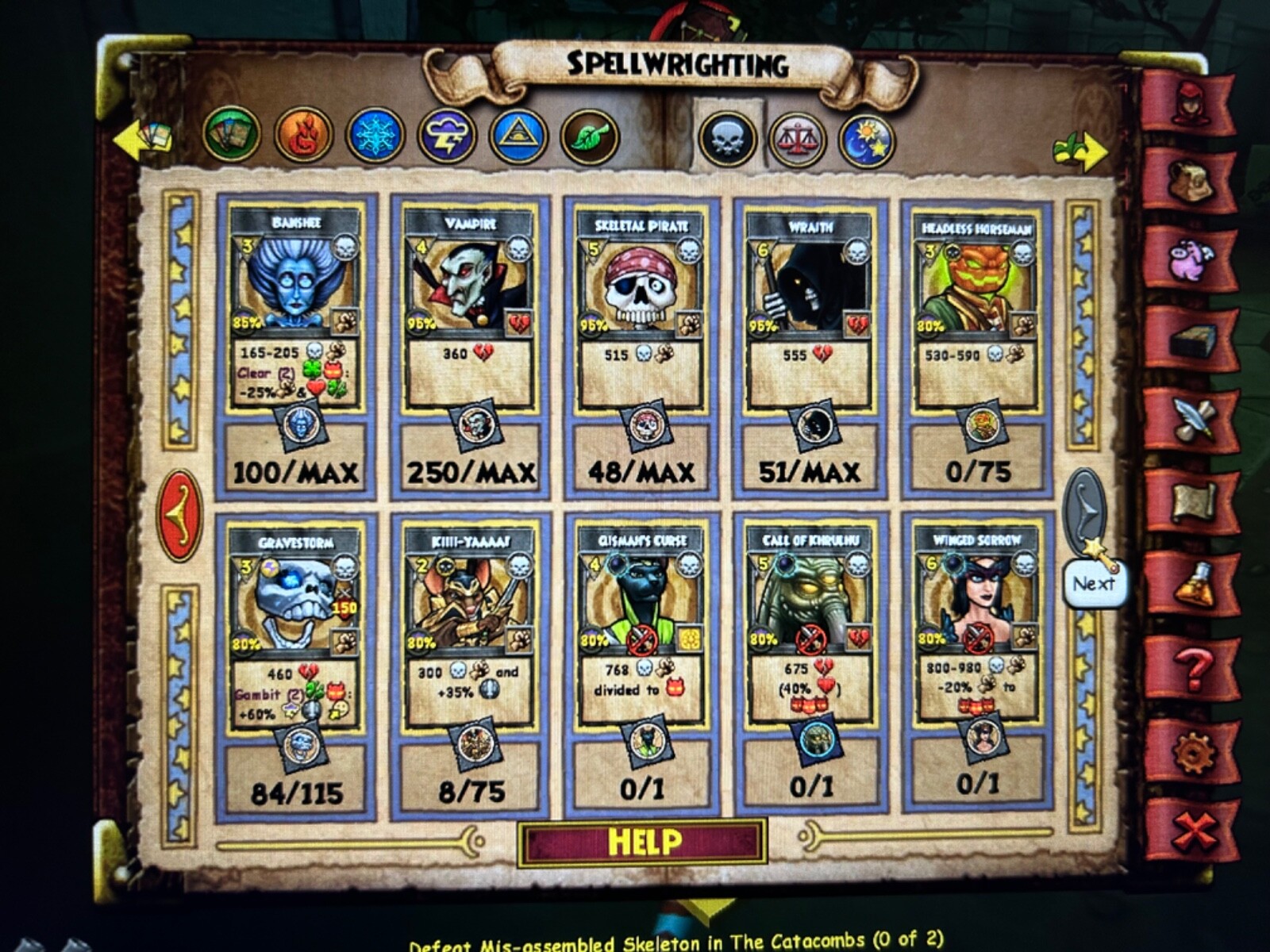 wizard101 account