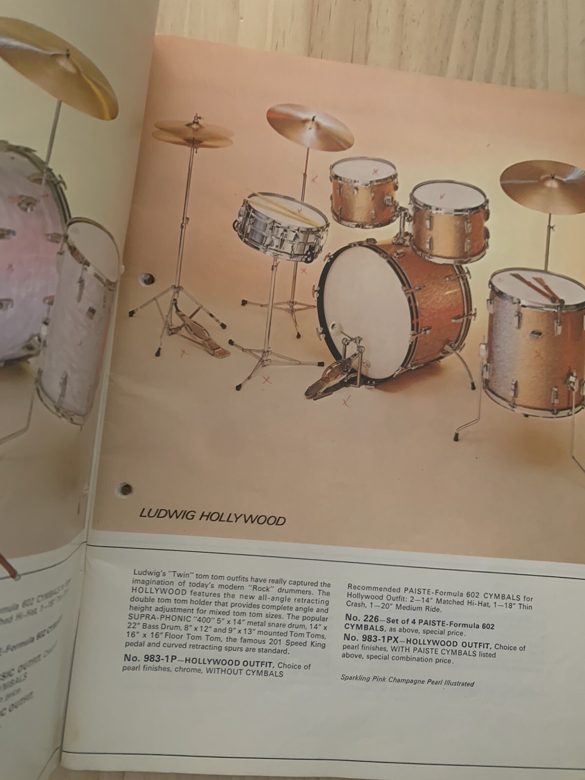 Vintage 1971 Ludwig Drums Catalog
