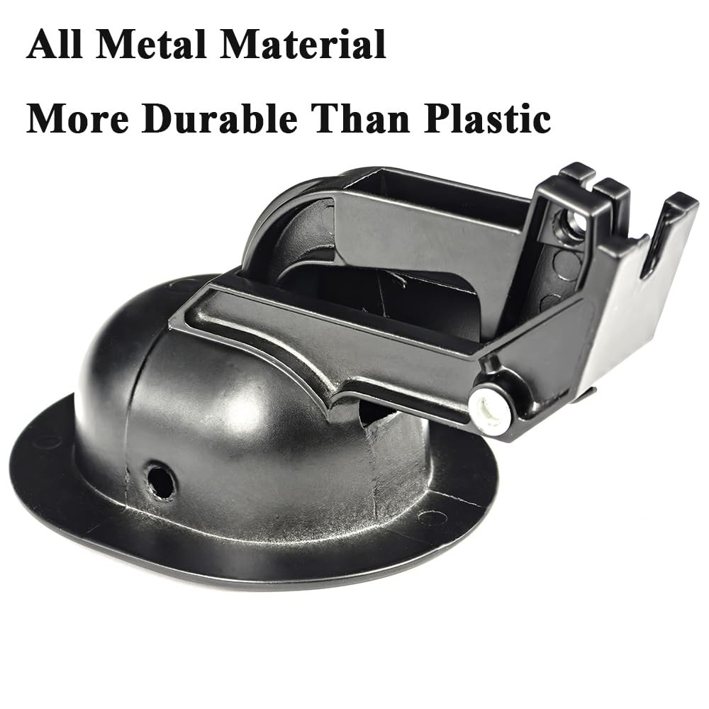 TeBeiDe Universal 3.5"Hx 3"W x 1.2"D, Black Recliner Pull Handle Replacement