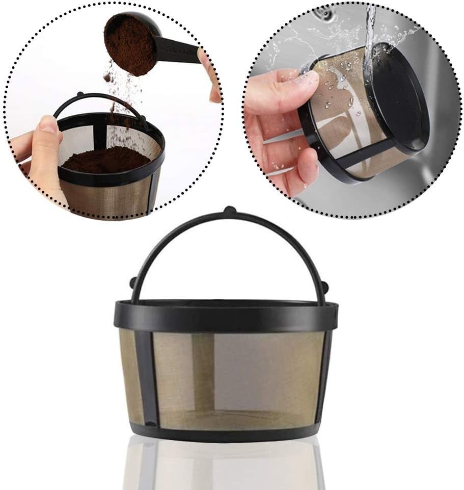 Permanent Basket-Style Coffee Filter designed for Mr. Coffee 10-12 Cup Basket...