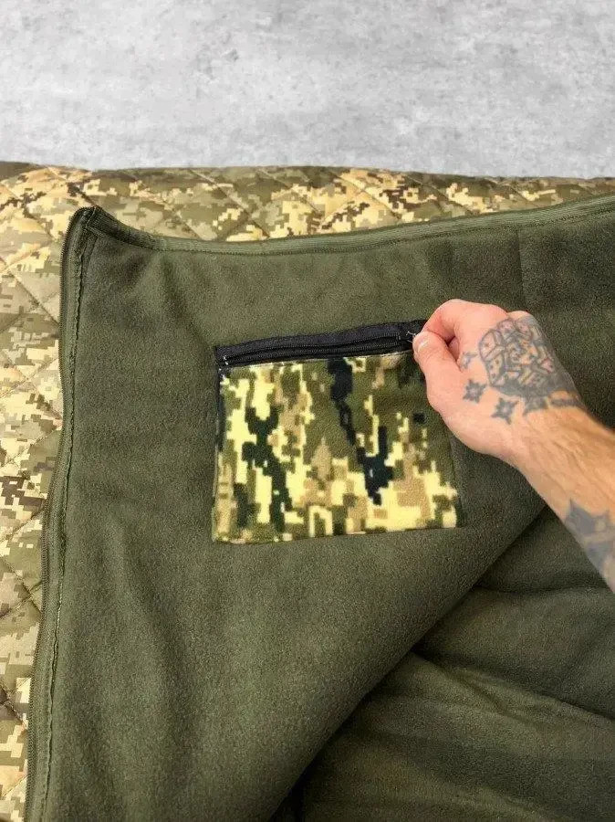 Tactical sleeping bag, pixel sleeping bag, winter sleeping bag, pixel winter💙💛