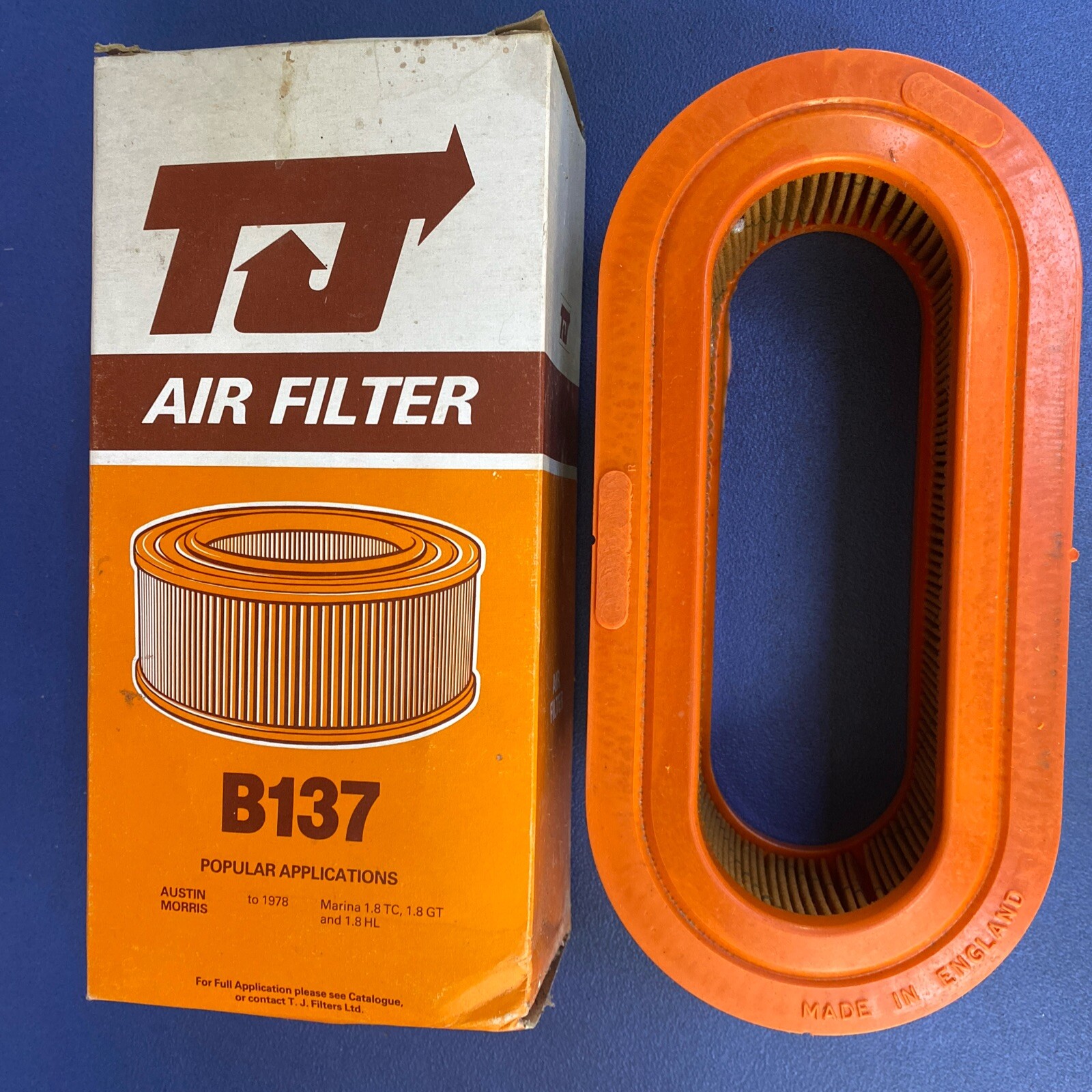 MORRIS MARINA 1.8 TC AND GT TWIN CARB 1971 - 1978  AIR FILTER B137