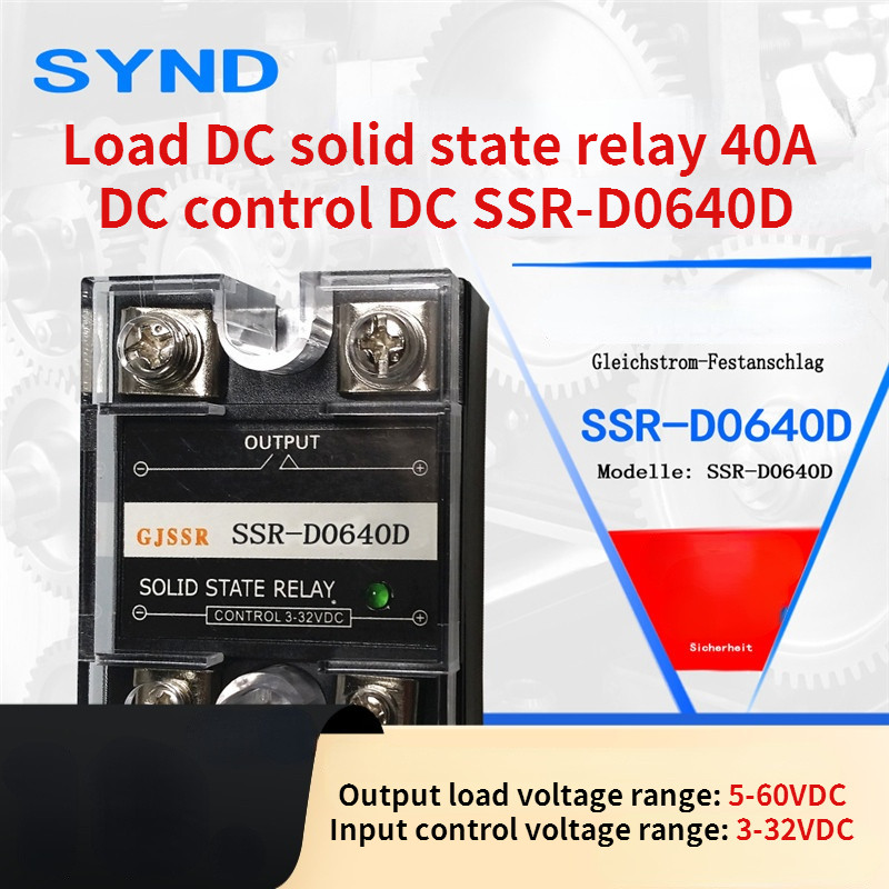 Load DC solid state relay 40A DC control