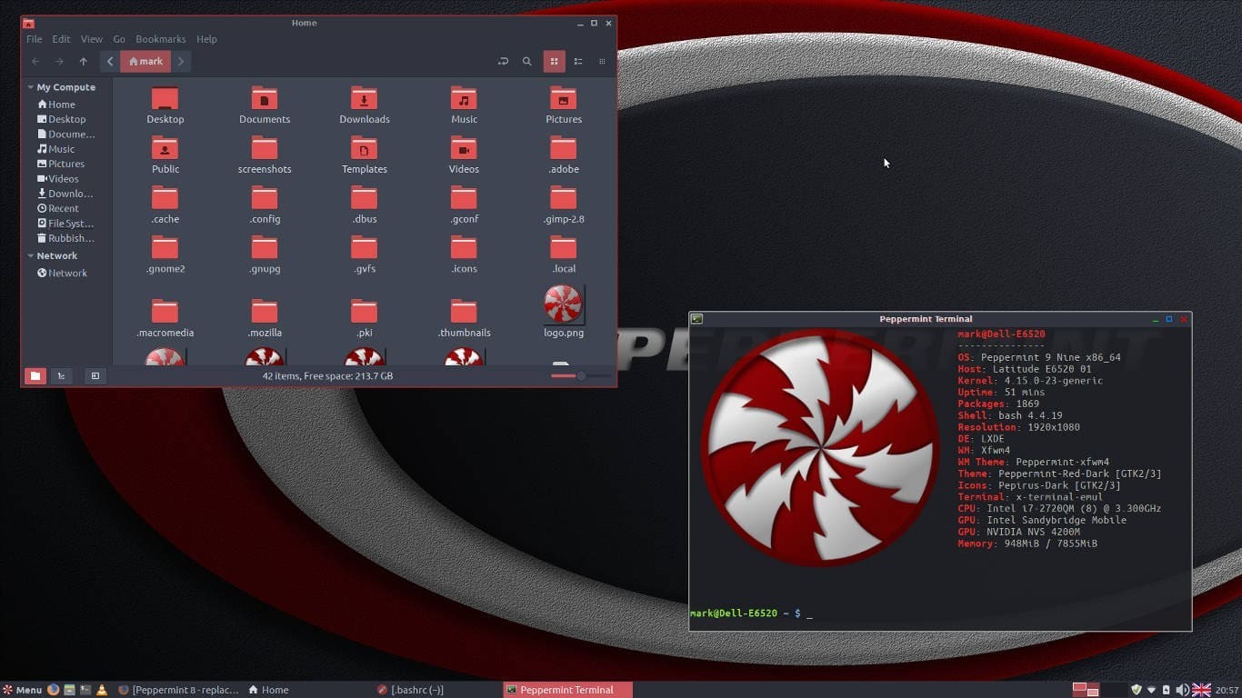 Peppermint OS Flagship Debian 32-Bit Fully Loaded Bootable DVD Linux XFCE