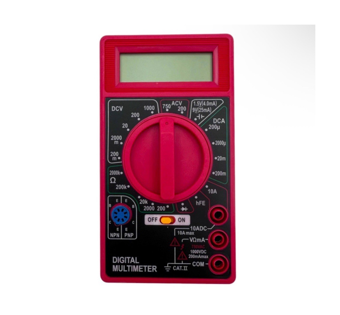 7 Function Digital Multimeter LCD AC/DC Voltage Current Tester