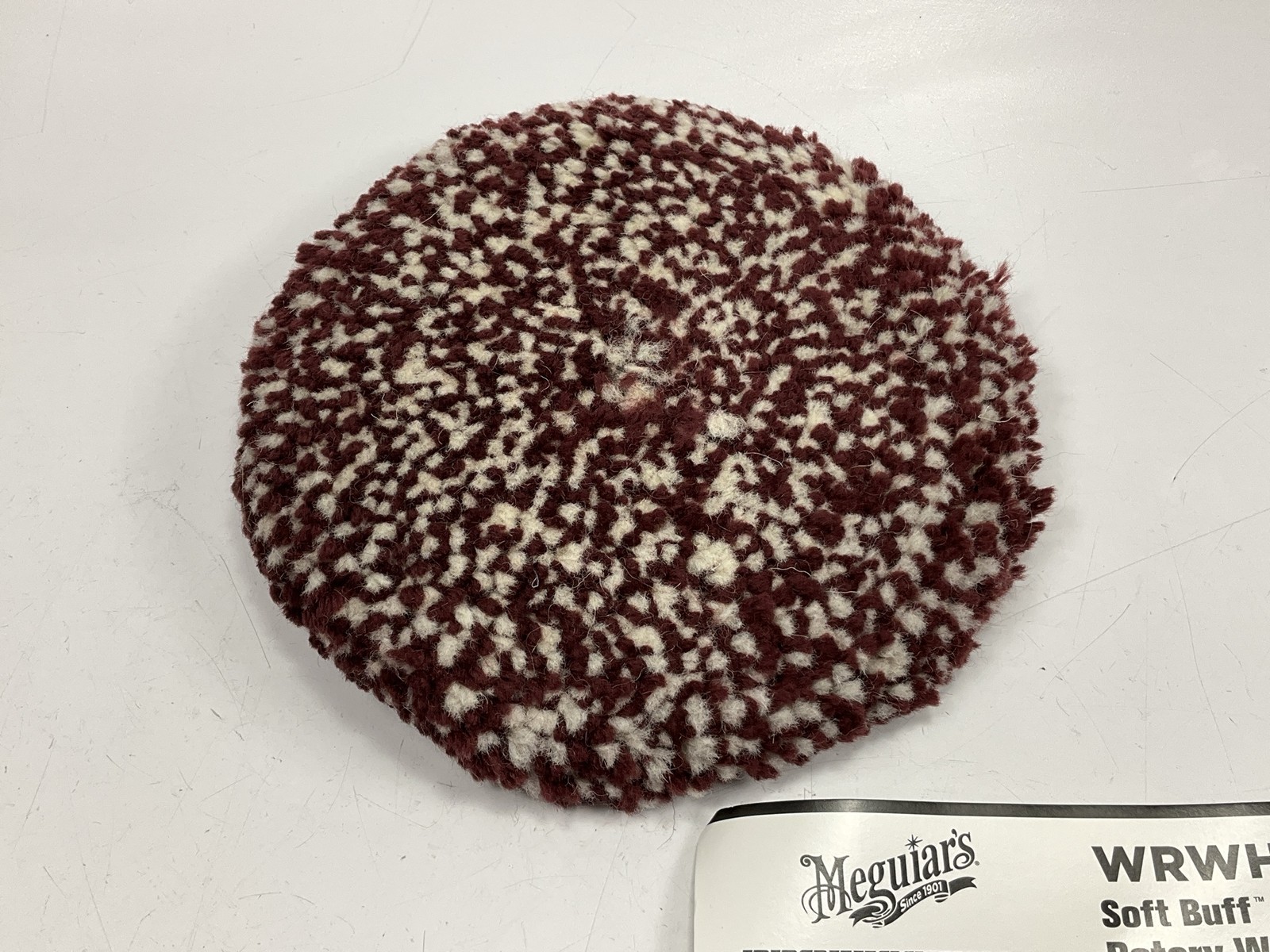 Meguiar's WRWHC7 7" Soft Buff Rotary Heavy Cutting Wool Pad