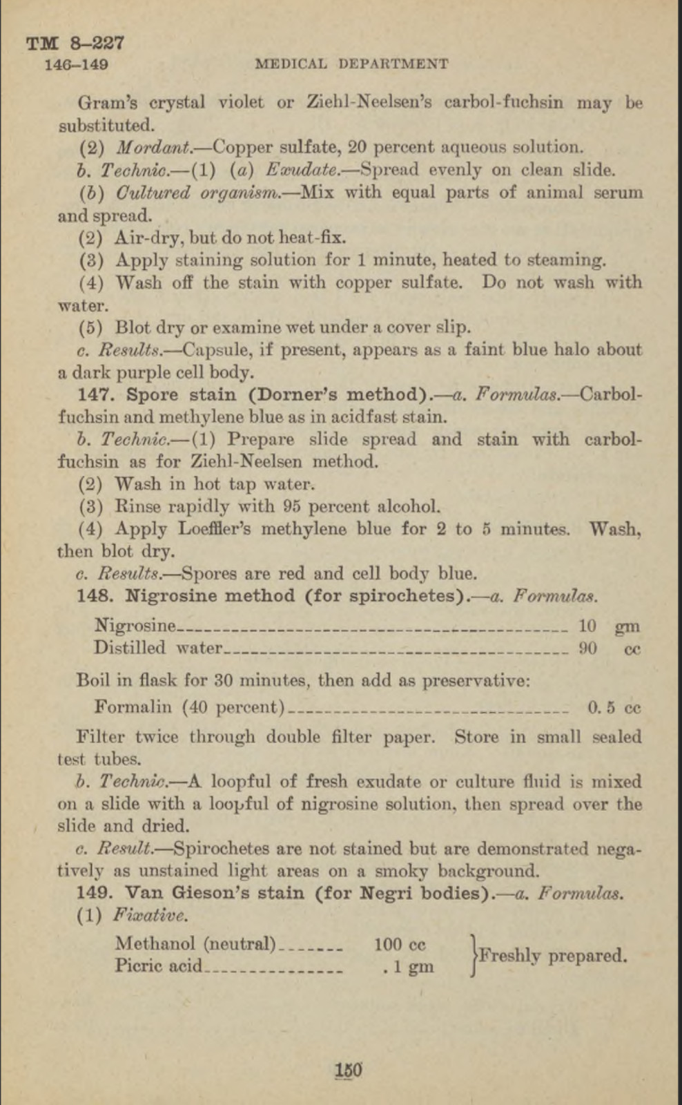 453 Page 1941 TM 8-227 Methods For Laboratory Technicians WWII Manual on Data CD