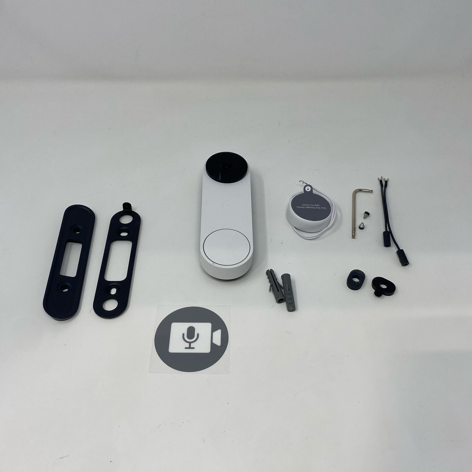 Google Nest Doorbell Wired 2nd Gen Snow GA02767-US