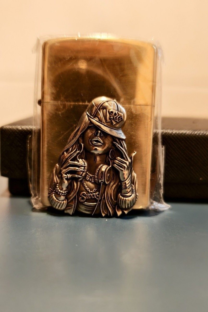 Premium Brass Lighter Patch Emblem DIY Decoration Accessory No Lighter