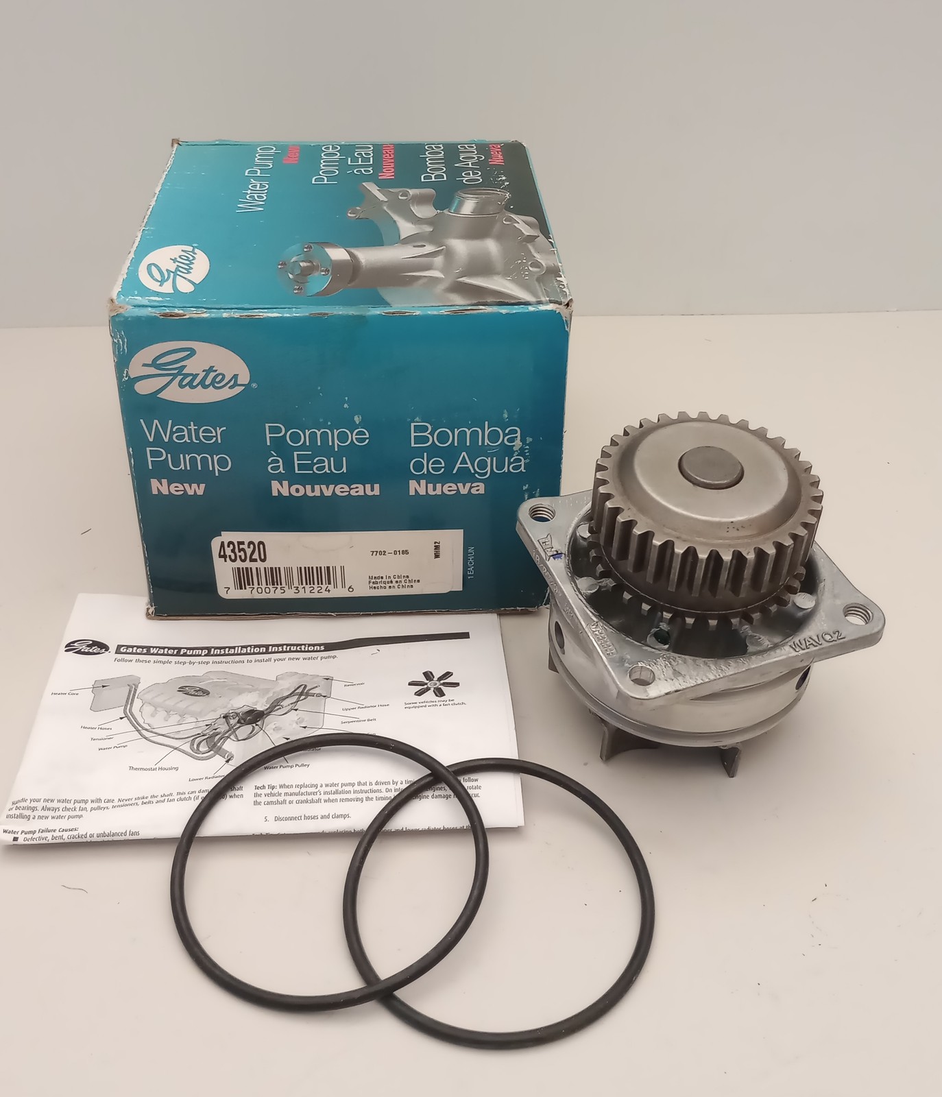 Gates 43520 Engine Water Pump