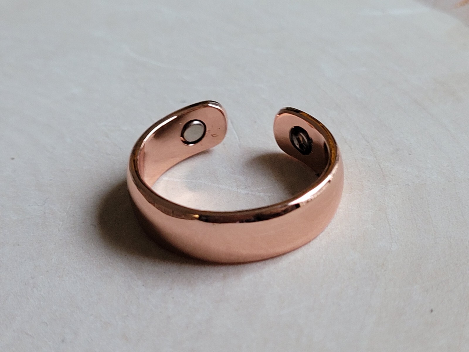 Pure Copper Magnetic Ring - Men Women Arthritis Adjustable Ring Dome