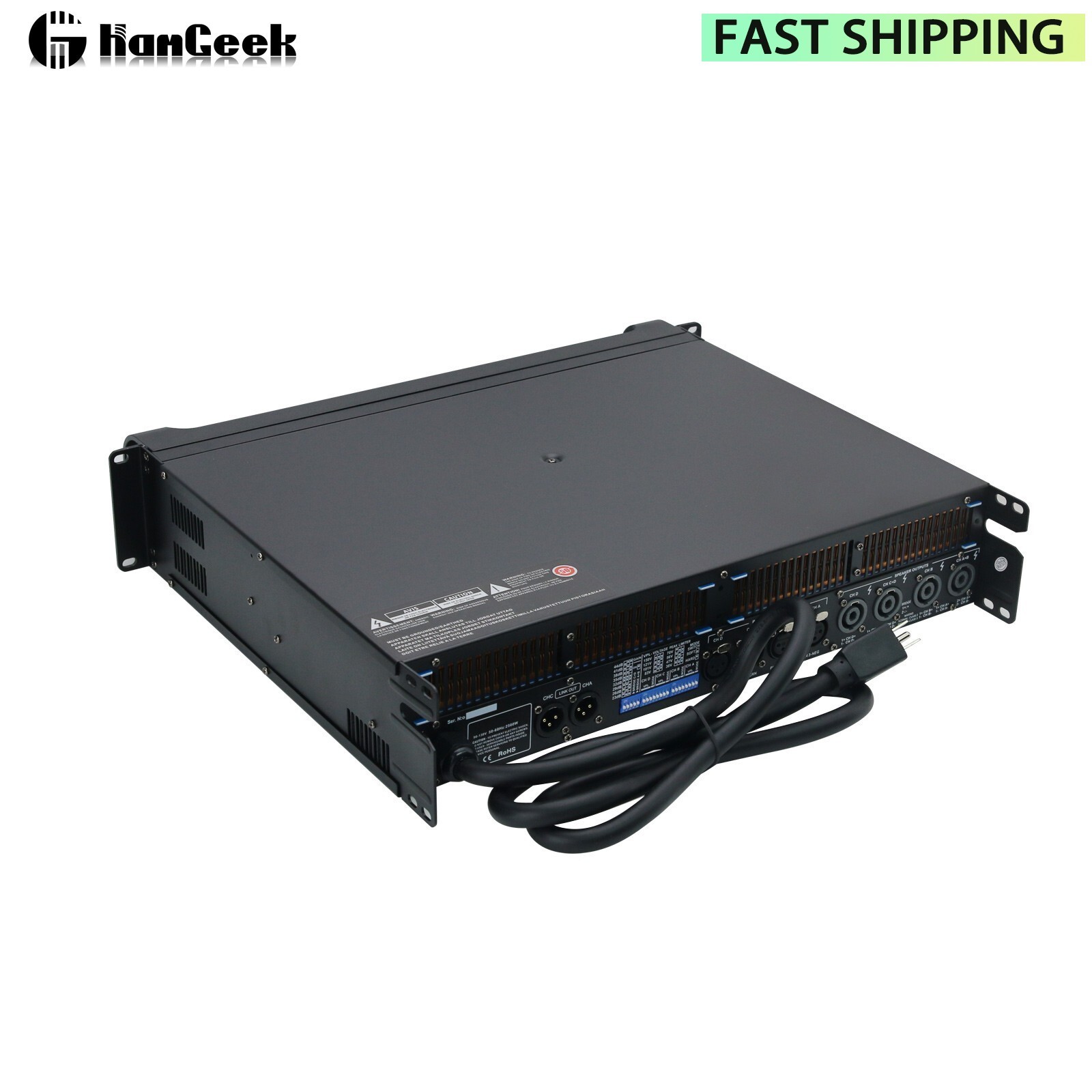 FP10000Q 4x1350W Digital Power Amp Power Amp 4 Ch Amp for Stage Bar KTV Karaoke