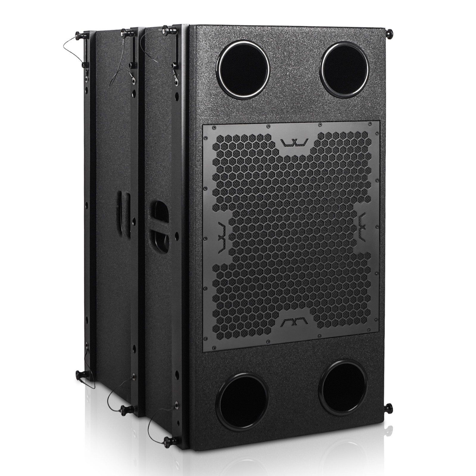 Sound Town Dual 15" Line Array Subwoofer, Italian LF Driver, Plywood(FILA-215SB)