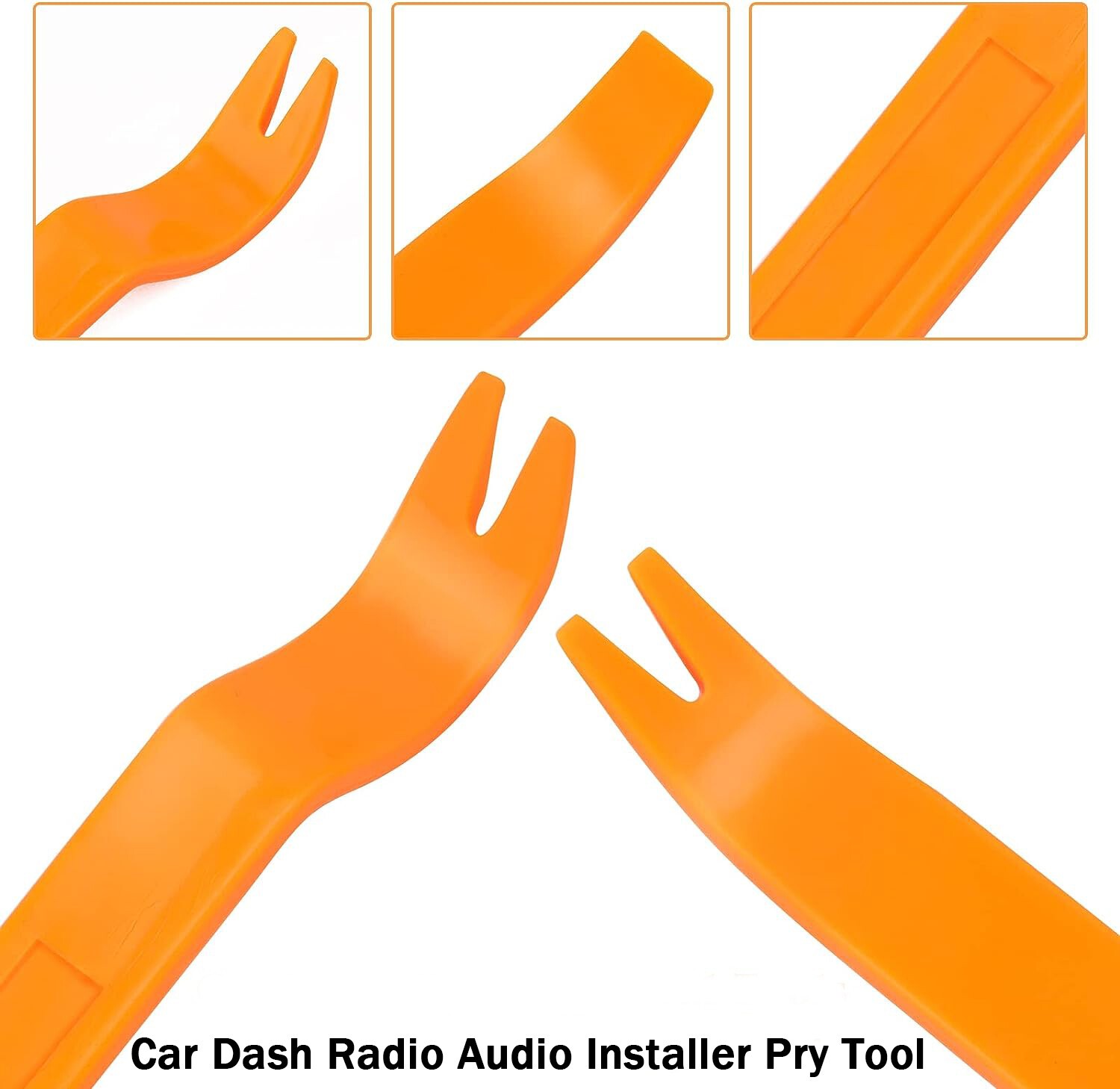 4PCS Plastic Auto Trim Removal Tools Panel Door Dashboard Fastener Clips Audio