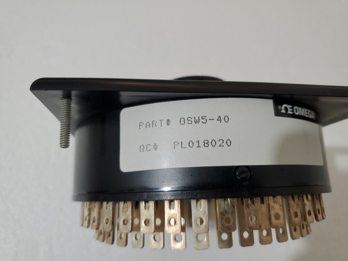 OMEGA OSW5-40 Rotary Knob Selector Switch - *READ*