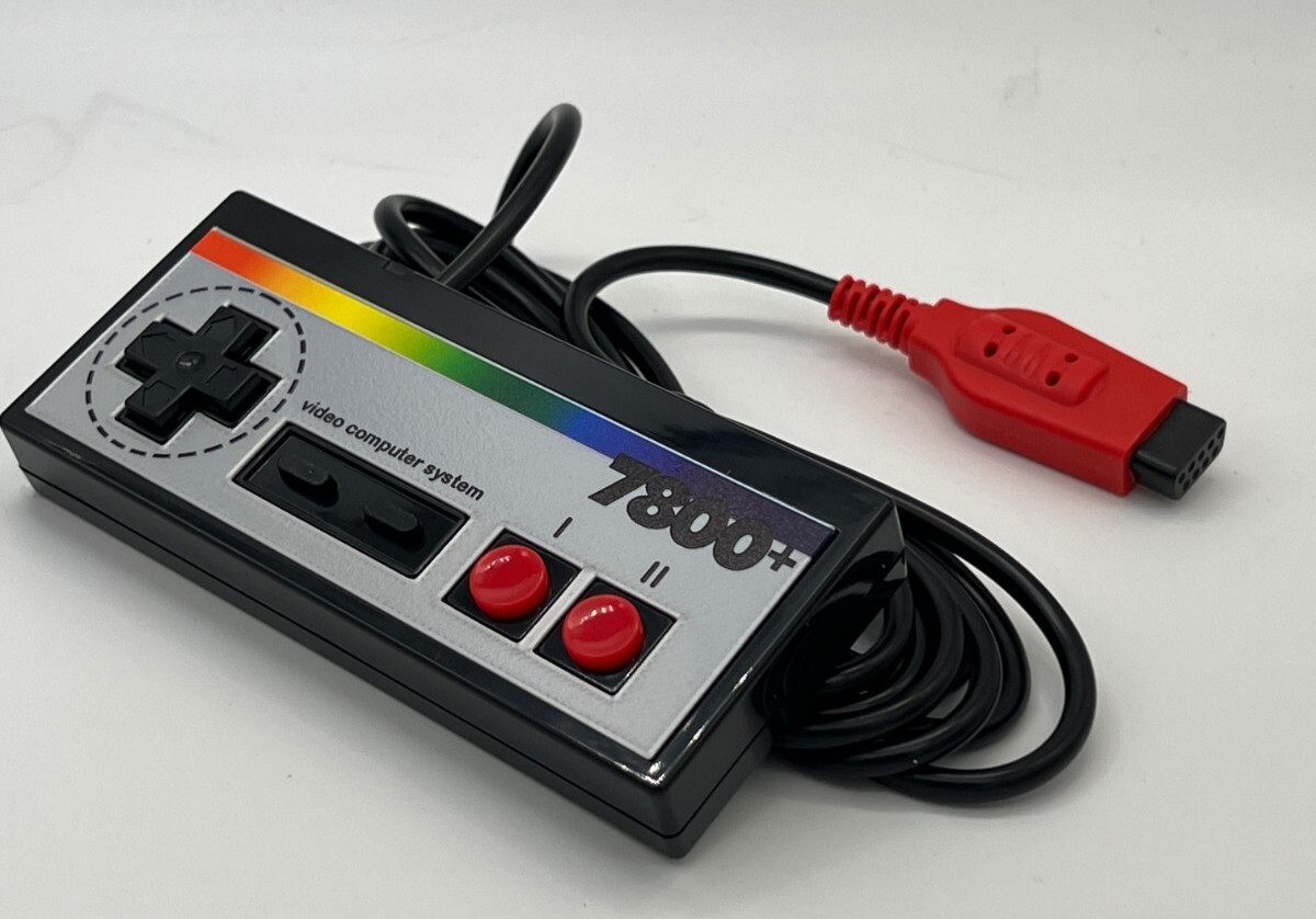 Atari 7800+ 7800 2600 Controller Control Pad Gamepad Joystick CX78 "Metallic"