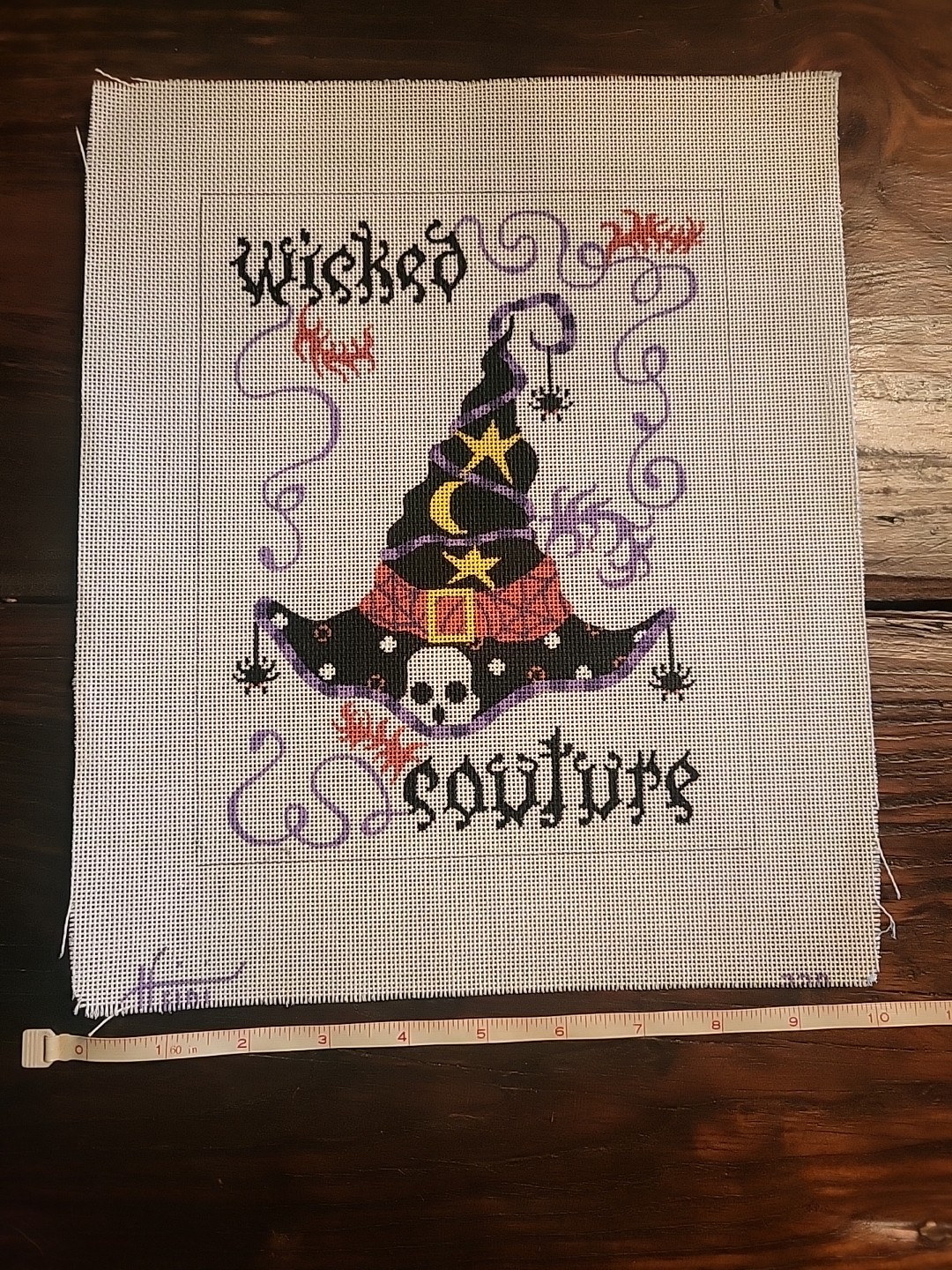 Wicked Couture Needlepoint Canvas By Heidi Stanley Designs