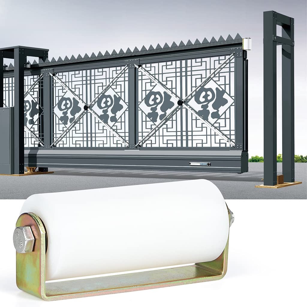 Skelang Slide Gate Guide Roller 6 Inches Rolling Gates Guider C Bracket Nylon