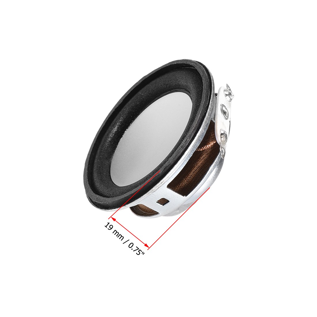 4Pack 3W 4 Ohm Micro Internal Speaker Magnet Loudspeaker 40mm Dia