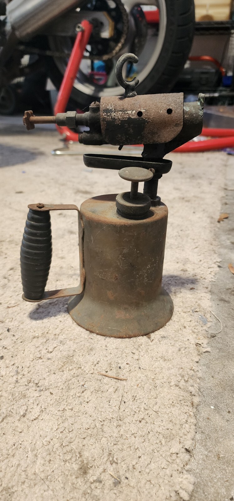 Vintage Antique Brass Merit Hand Blowtorch