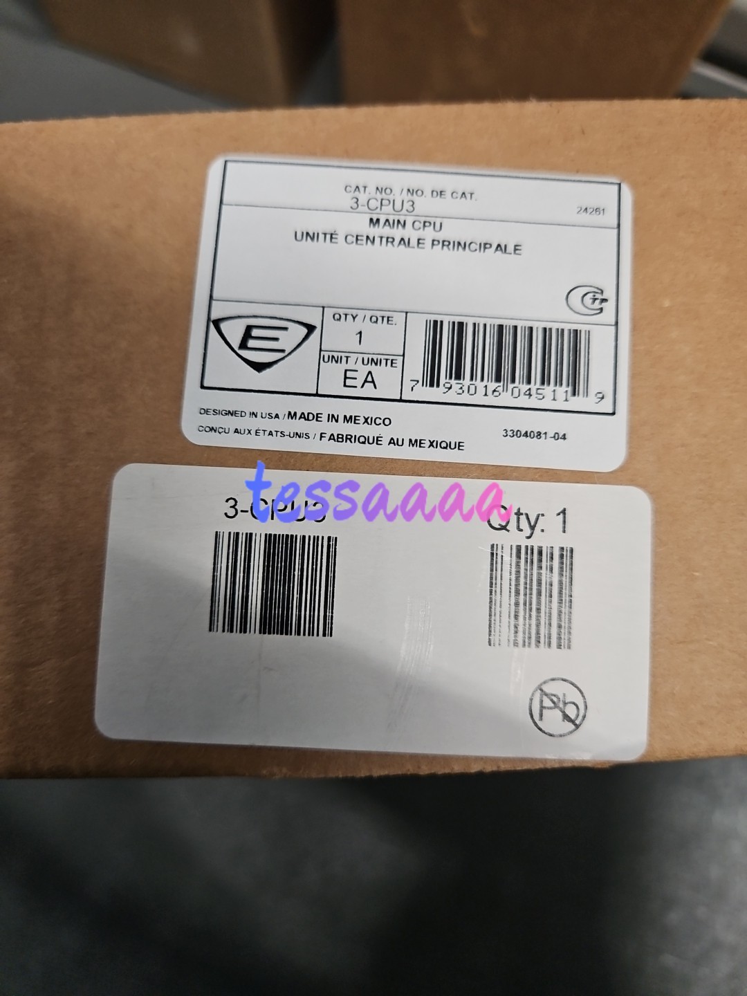 EST 3-CPU3 Central Processor Unit Brand new seal ups/dhl