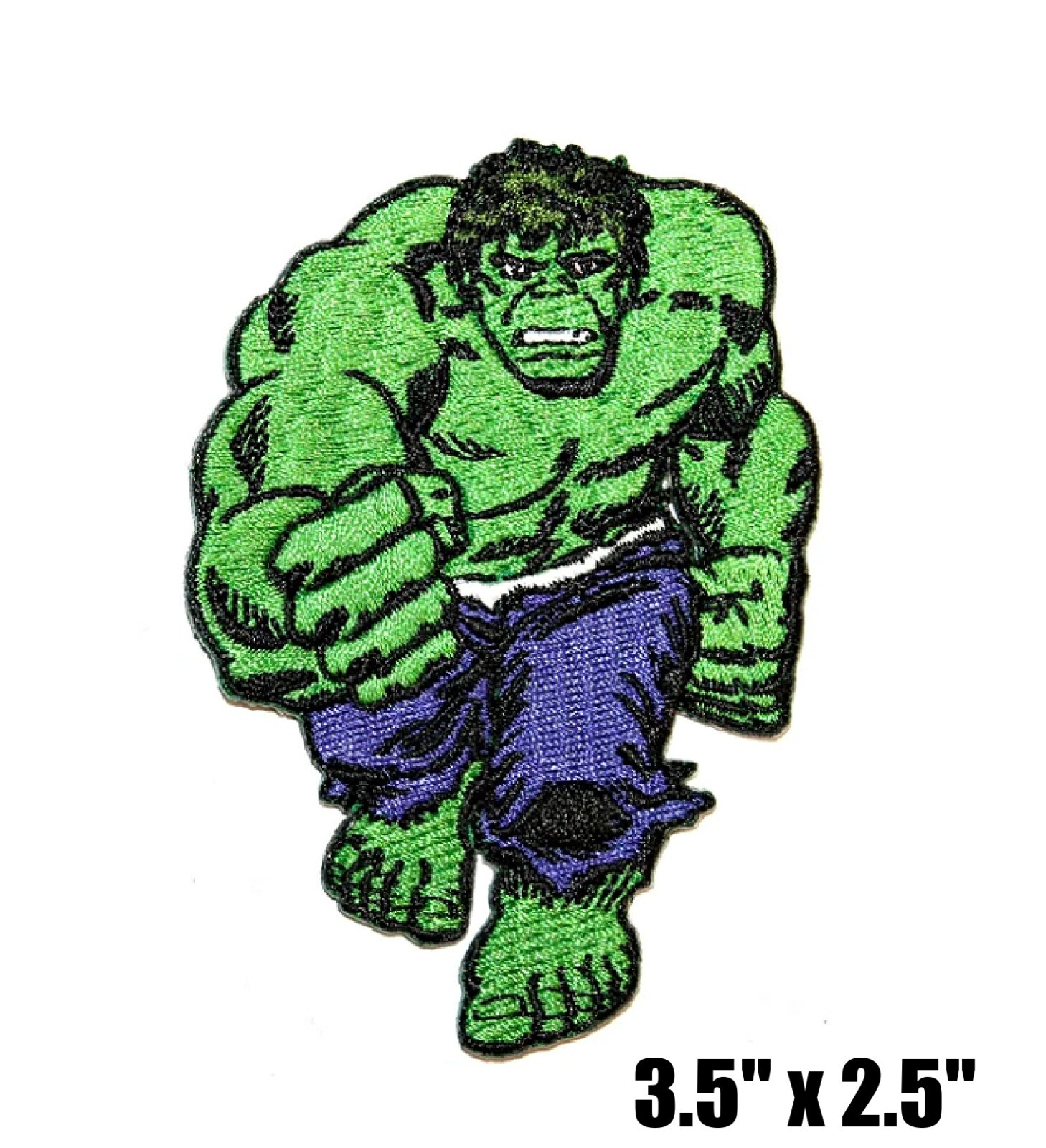 The Incredible Hulk Embroidered Iron On Patch, Hulk Smash, Superhero, Comic