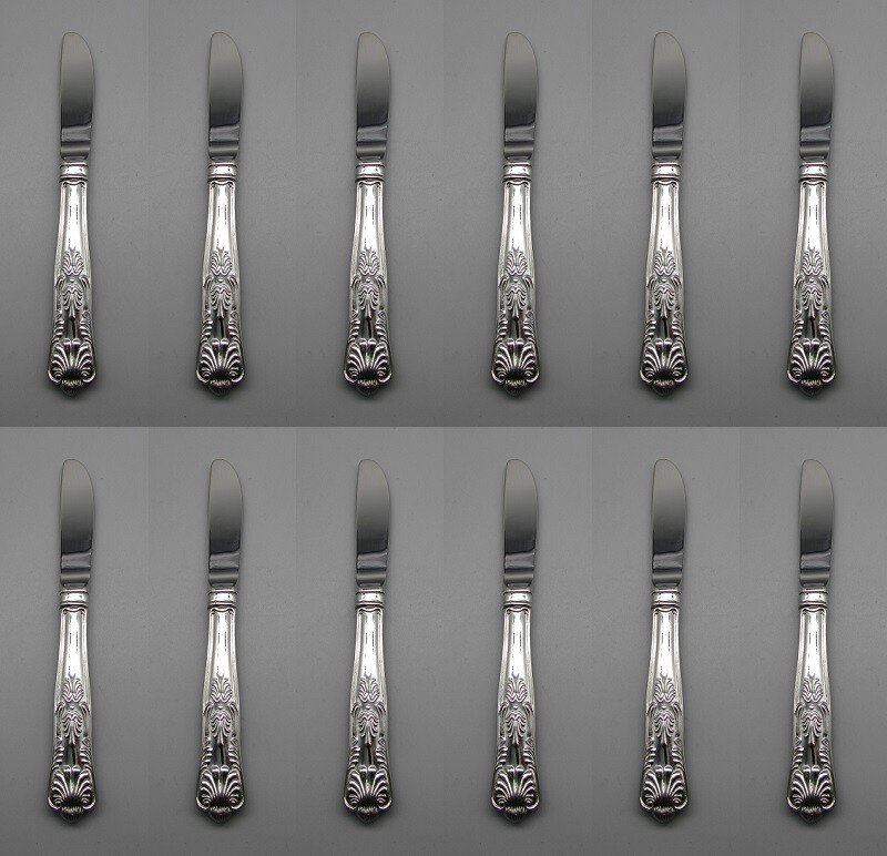 SET OF TWELVE - Oneida Stainless KINGS Small Knives