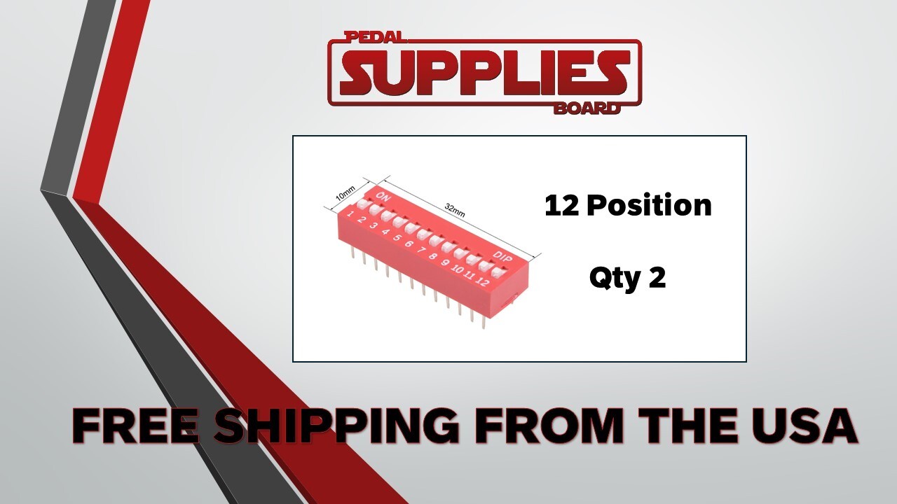 USA SELLER Red Dip Switch Multiple Varieties