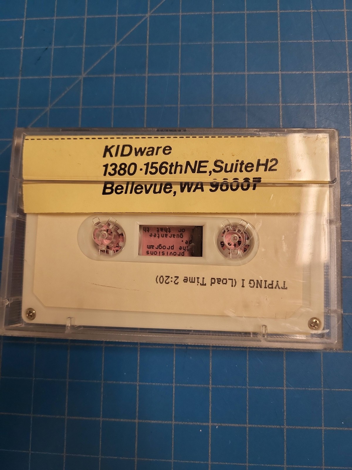 KIDware Typing I II Vintage Computer Cassette TI BASIC Software Rare Collectible