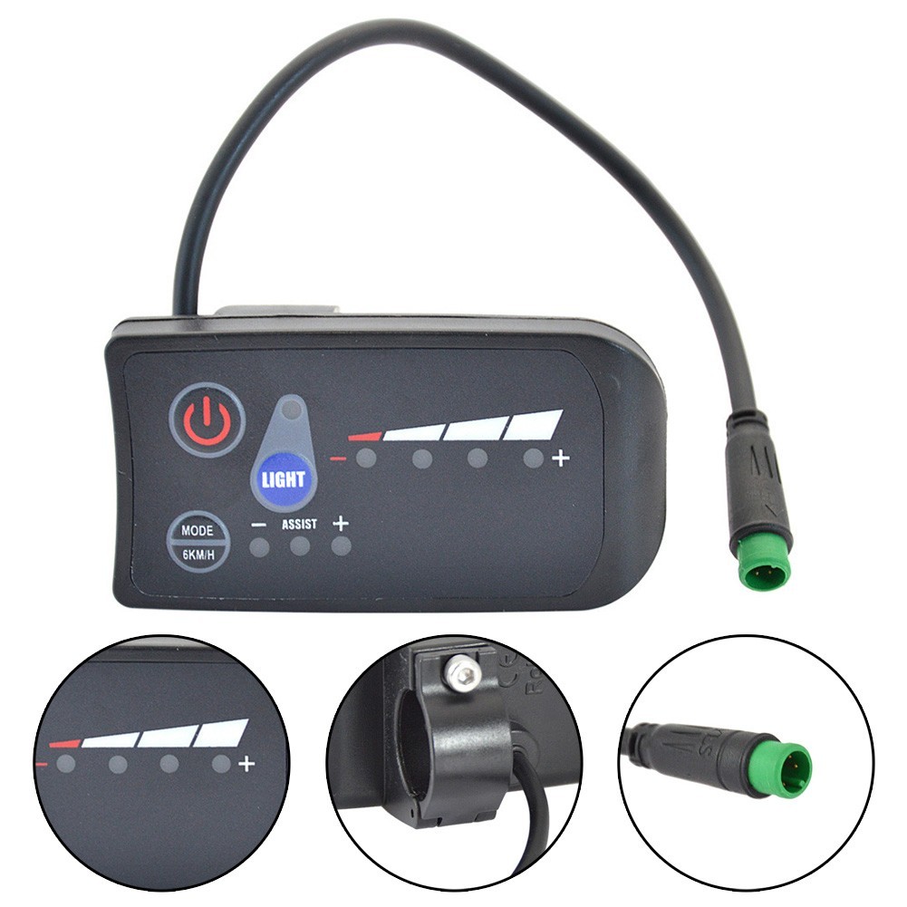 LED Display Meter Control Panel For 22.2mm Hnadlebar For Electric Bike
