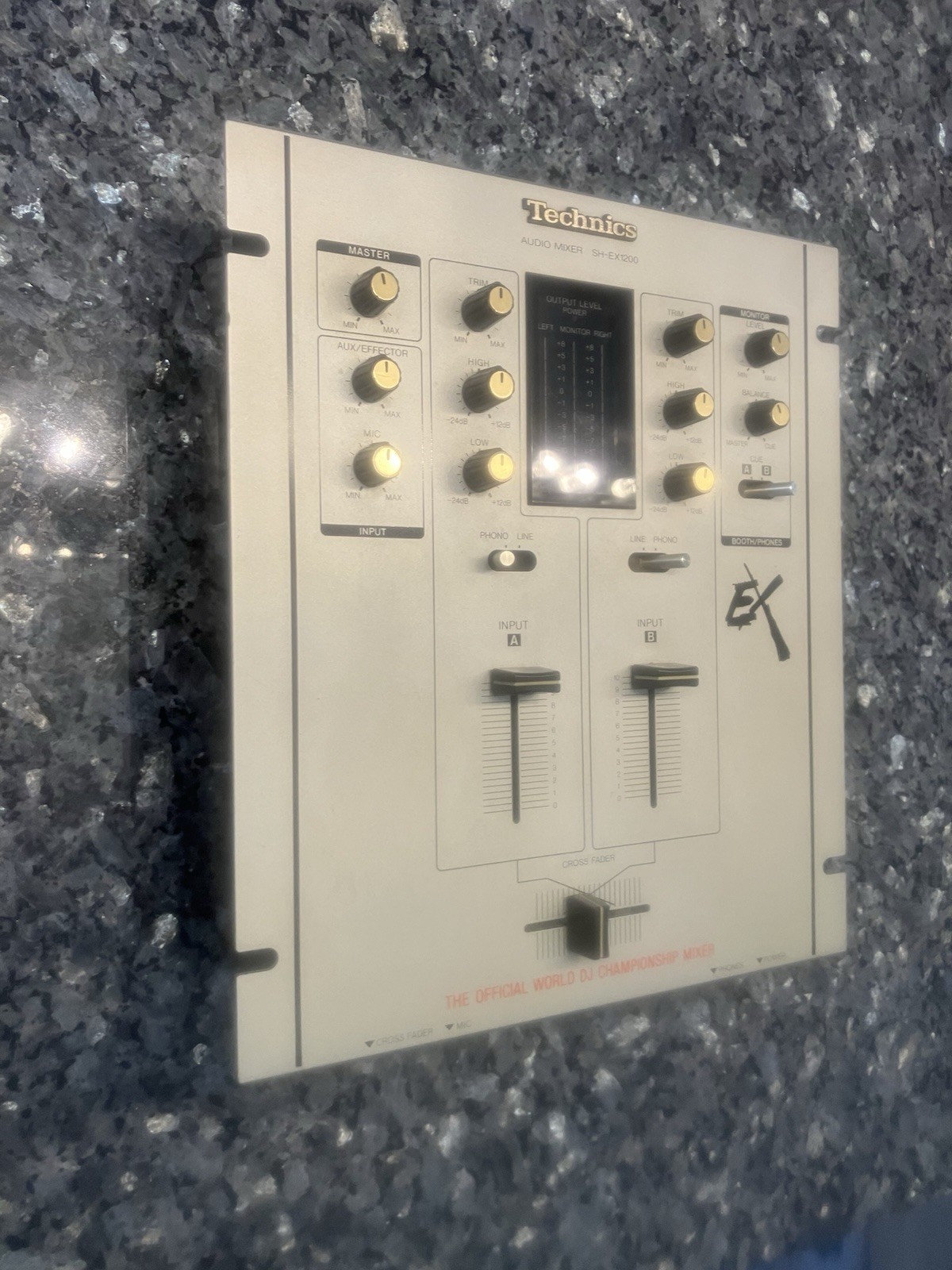 Technics SH-EX1200 DJ Mixer Silver 2-Channel Replaceable Crossfader EQ