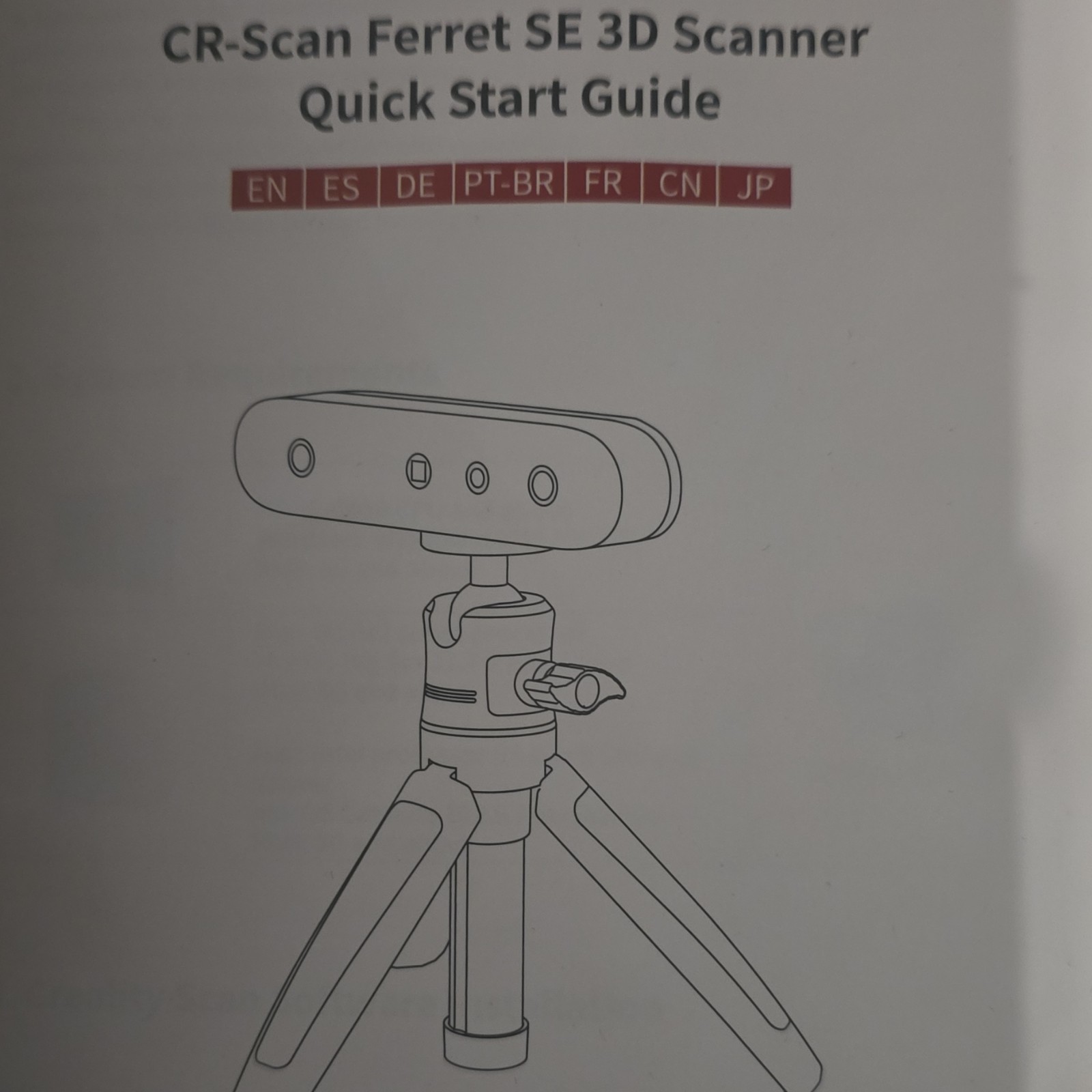 Creality CR-Scan Ferret SE Handheld 3D Scanner CRS05F Type-C USB Interface