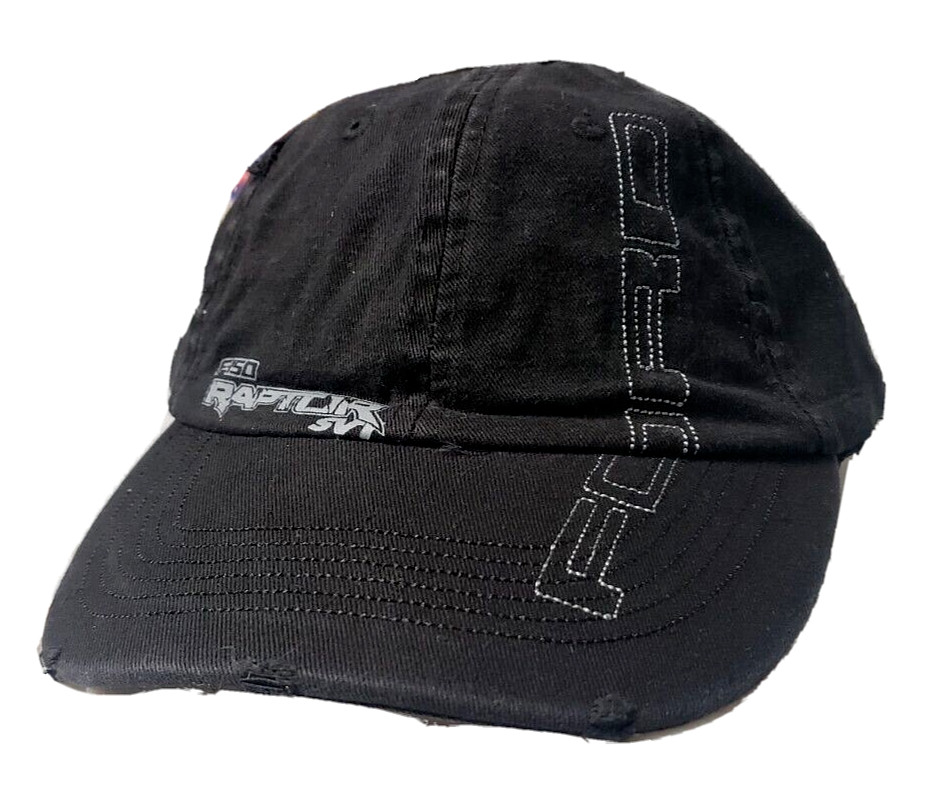 New Ford F 150 Raptor SVT Distressed Weathered Look 100% Cotton Hat / Cap. OSF.