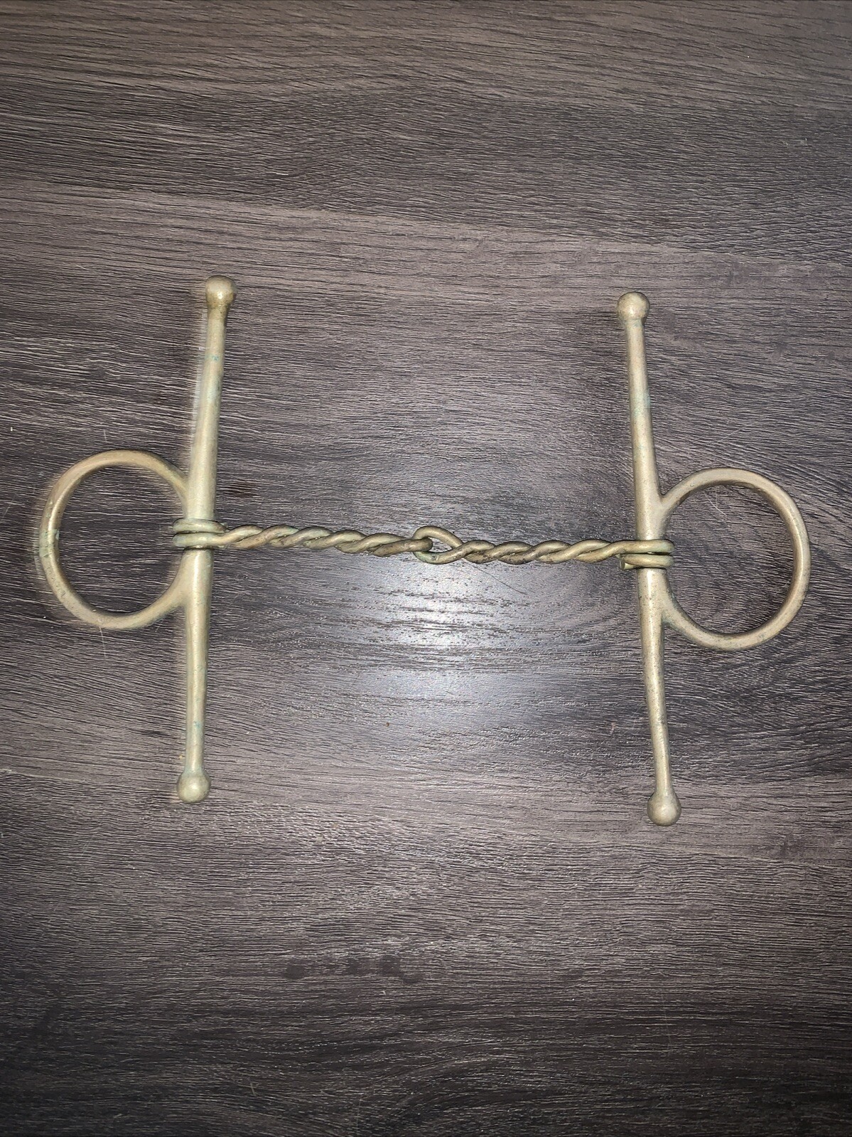 full cheek twisted wire snaffle bit 5" mouth