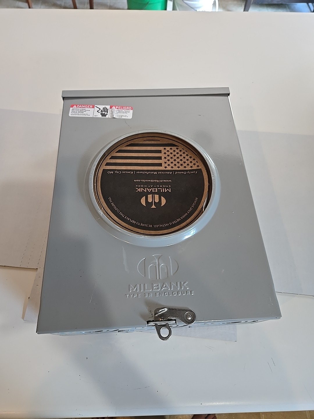 Milbank® U1773-XL-TG-KK 1-Position Meter Socket, 600 VAC, 200 A, 1 Phase, NEMA 3