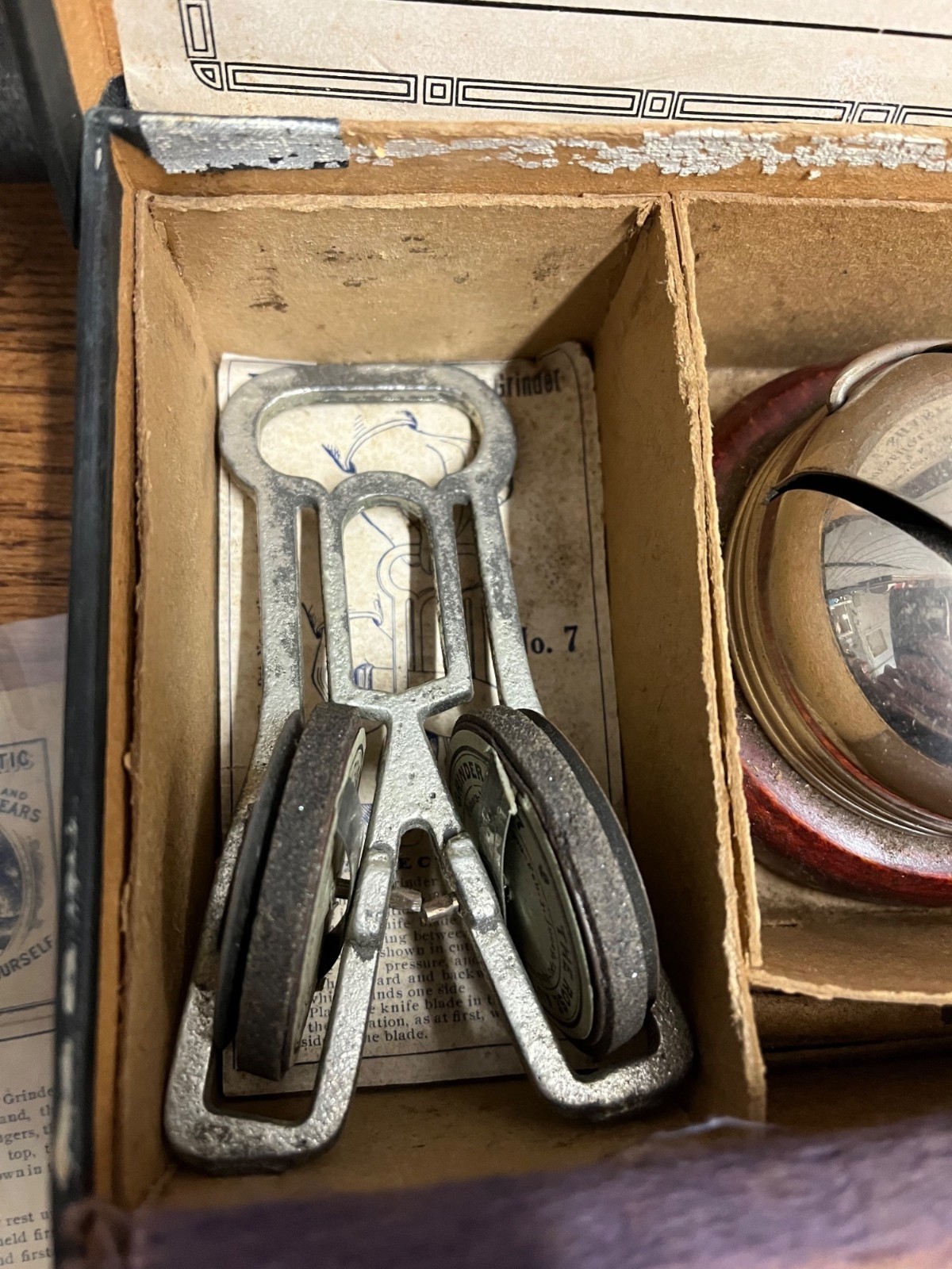 Antique 1904 Rose Automatic Grinders -Knife Sharpener & Grinder Tool - Complete