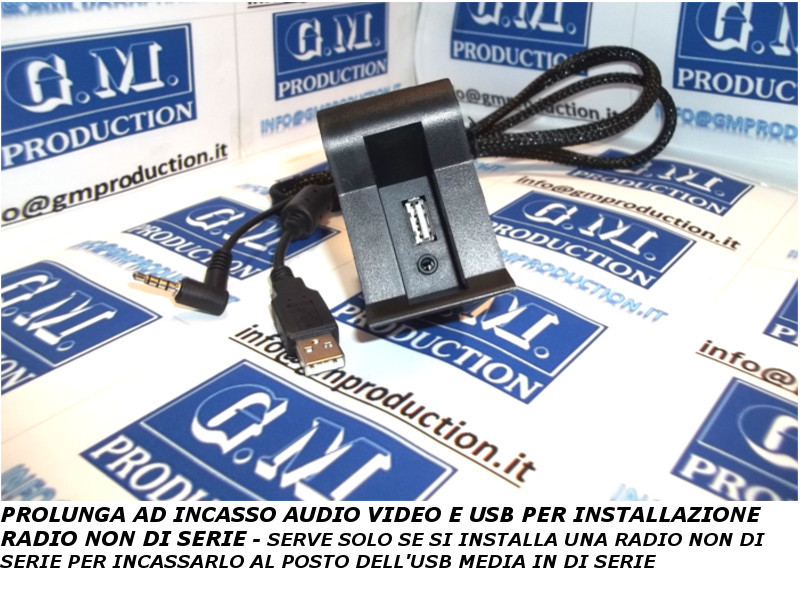 USB AND PANEL AUDIO VIDEO RECOVERY FOR RADIO NOT STANDARD ON VOLKSWAGEN