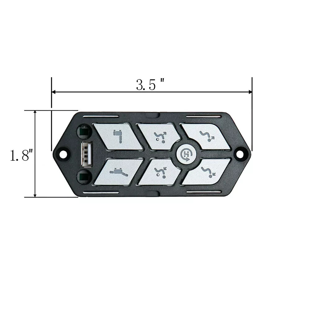 Emomo 7 Button 5 Pin Switch Model TRG with USB for Power Recliner Lift Chair
