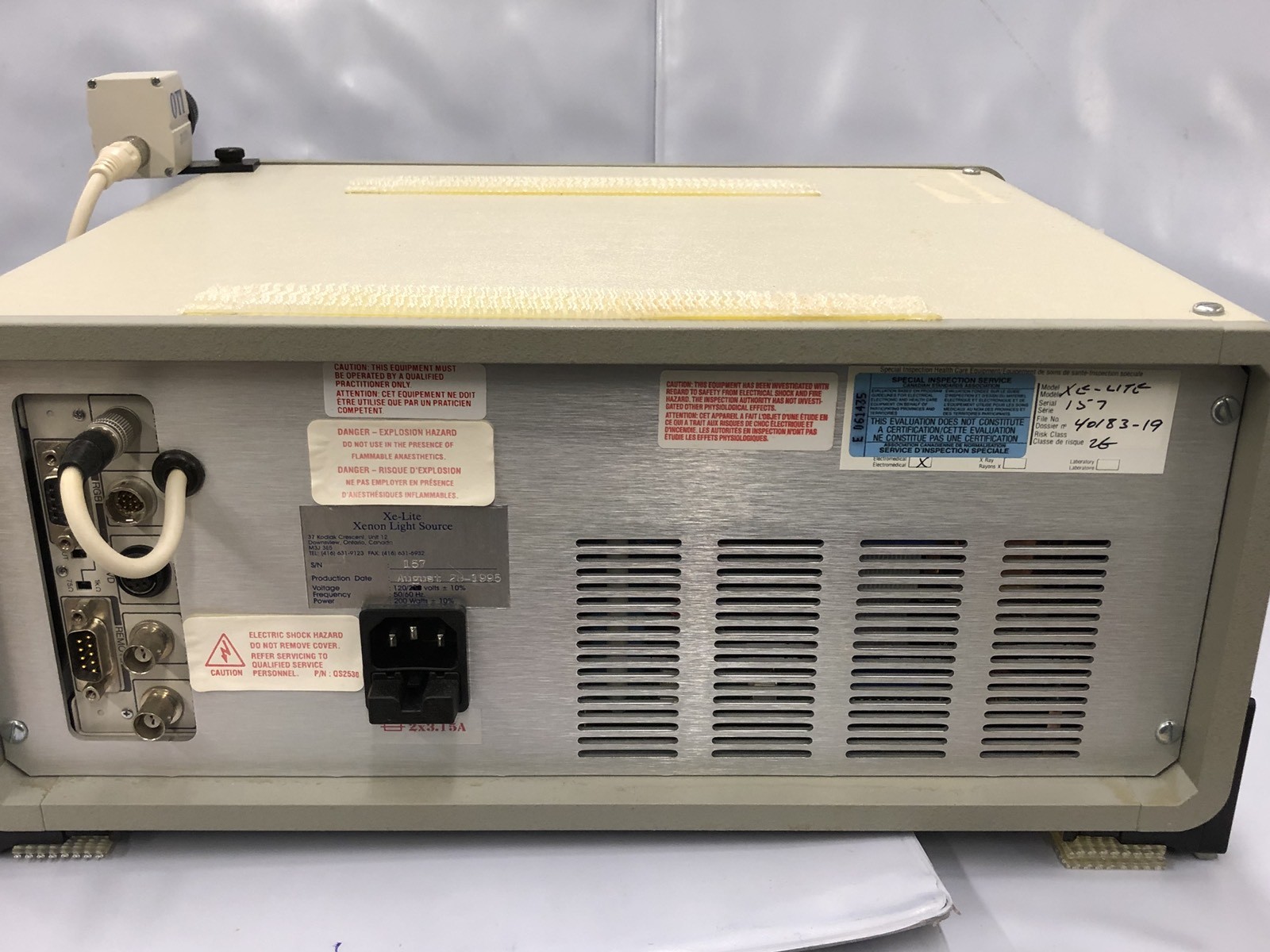 OTI Ophthalmic Technologies XE-Lite Xenon Light Source