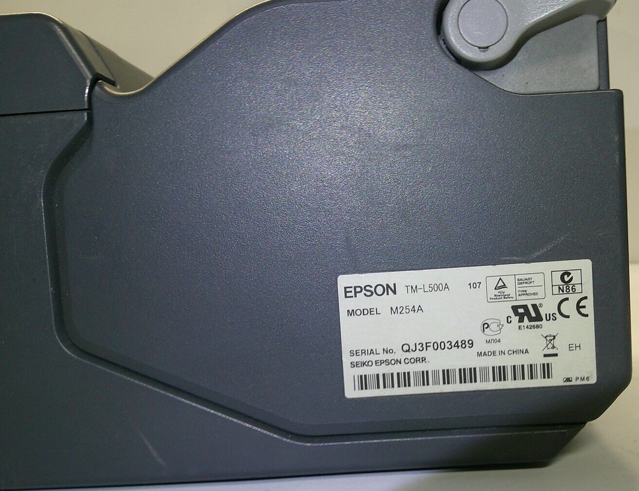Epson TM-L500A Modelo M254A Label and Ticket printer POS PRINTER.