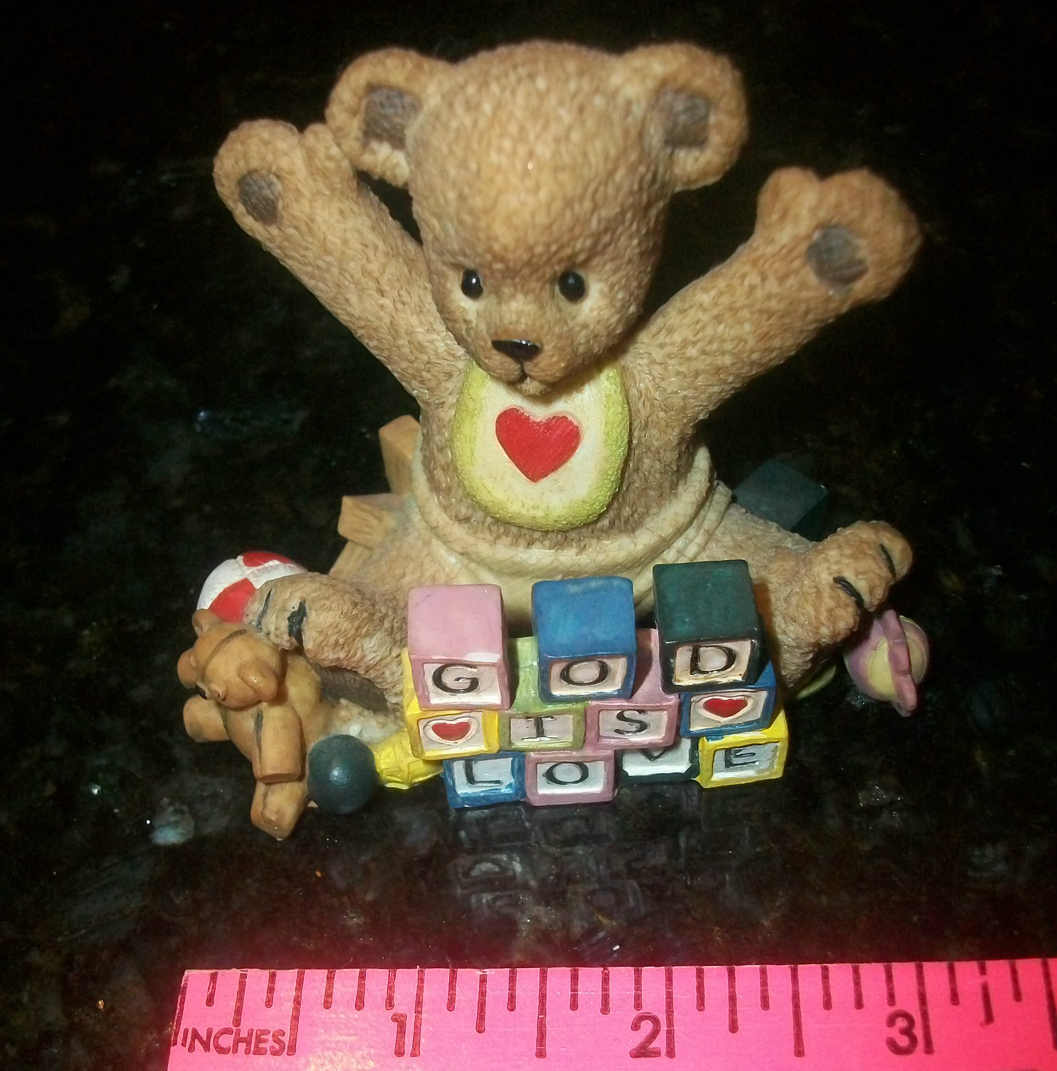 RETIRED  TEDDIES  "GOD IS LOVE'' BY ENESCO