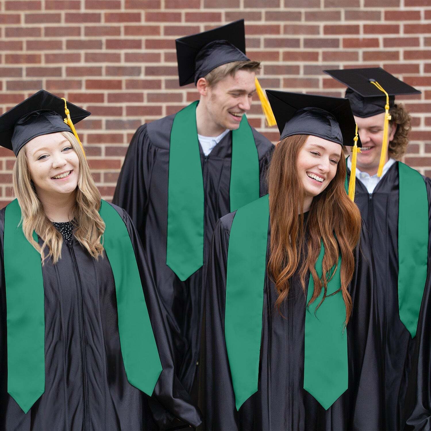 Endea Graduation Emerald Green Graduation Stole