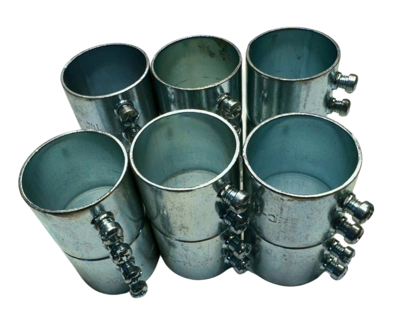 (Pack of 6) Crouse-Hinds 1-1/4" Set Screw Type Coupling, 463 **Free Shipping**