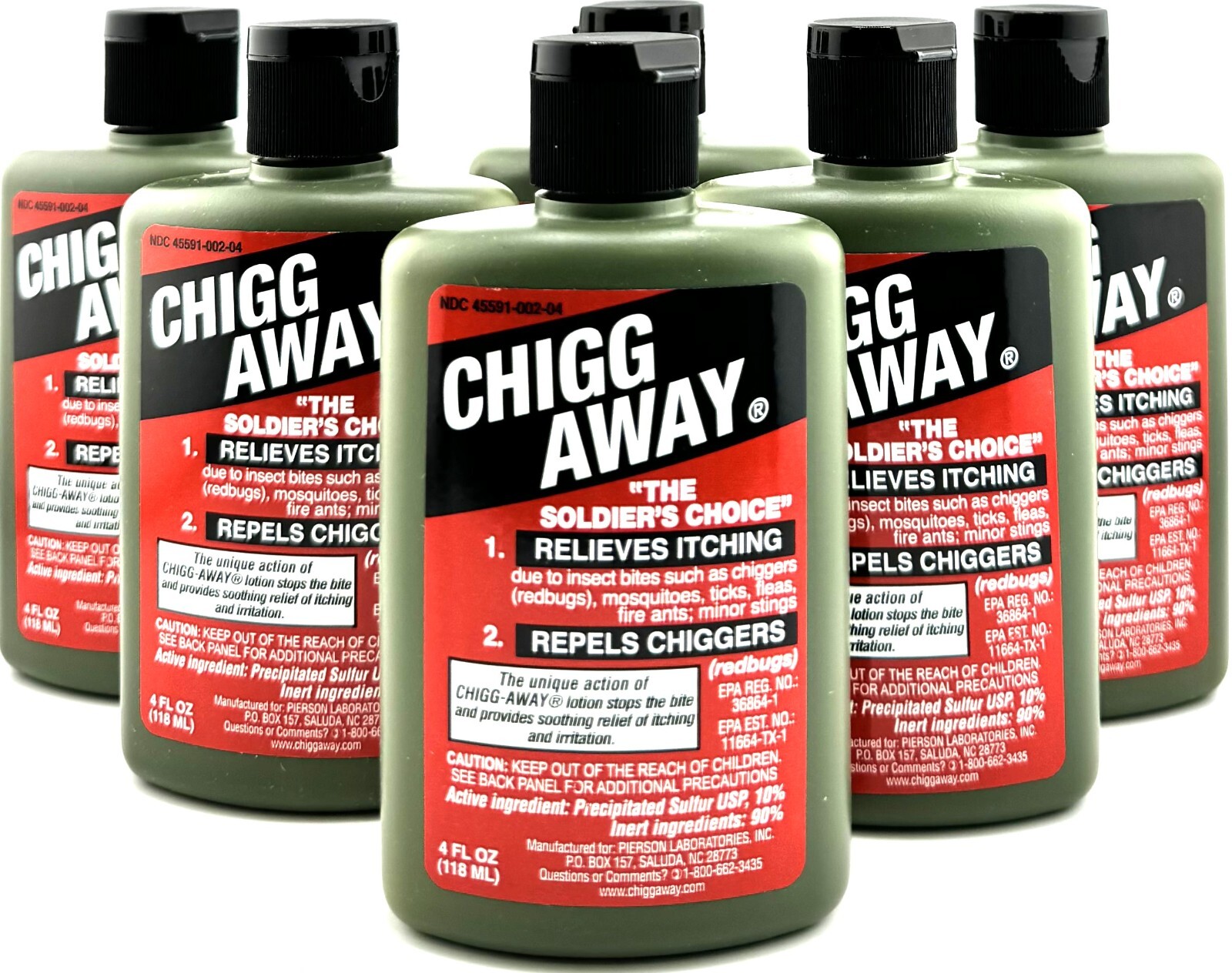 CHIGG-AWAY LOTION 4OZ "THE SOLDIER'S CHOICE" CHIGGERS, MOSQUITOES, TICKS, FLEAS,