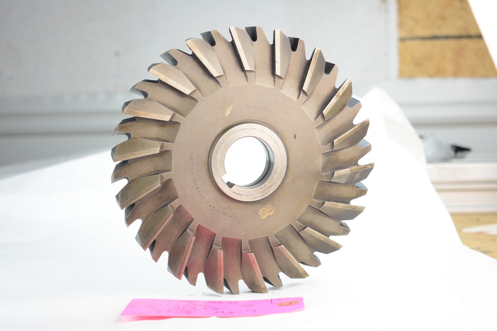 Goddard & Goddard 8” x 7/8” Side Mill Milling Slot Cutter Slot  Pt= D71-228
