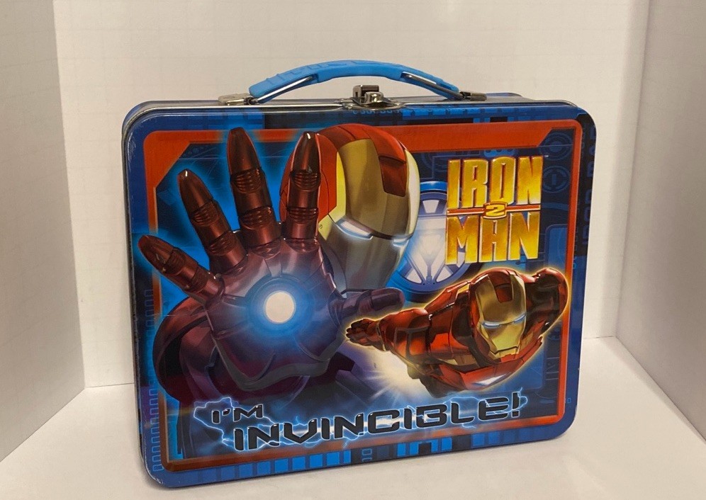 Iron Man 2 I'm Invincible Tin Box 2010 Lunch Box