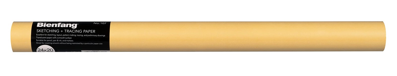 Sketching & Tracing Paper Roll, Canary Yellow, 24 Inches x 20 Yards - Large f...