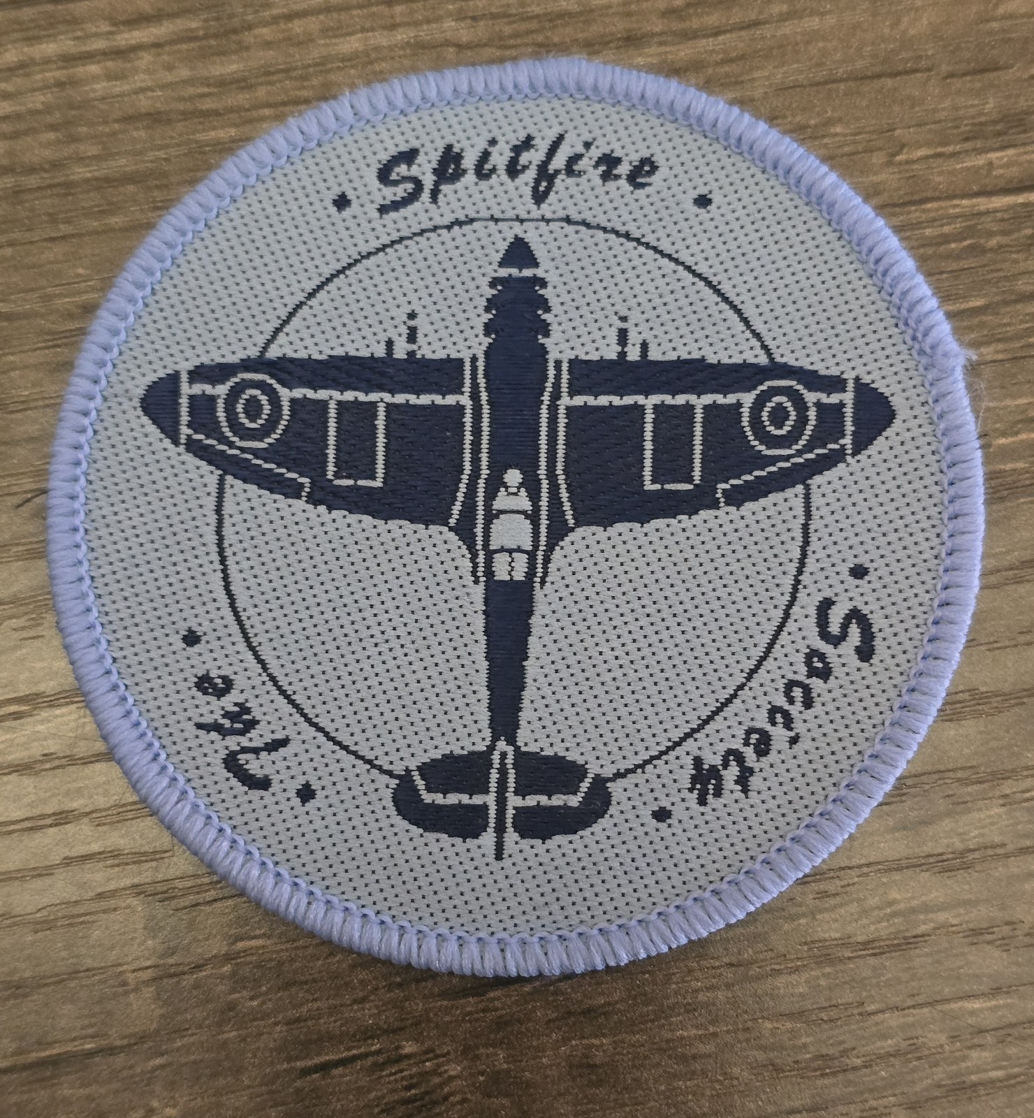 Vintage Rare Royal Air Force Spitfire Society  Military Aircraft Patch 3"